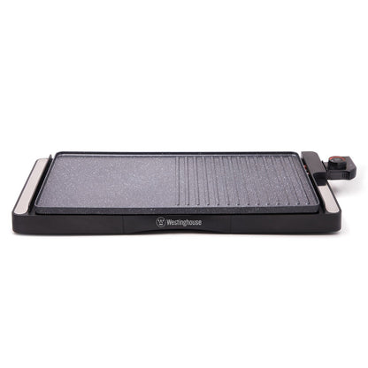Westinghouse Non-Stick Electric Grill 2200W 652x261x68mm Black