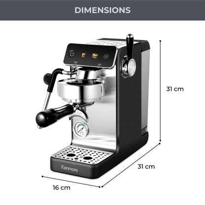 Kenmore Dualis Espresso Machine 1.2L Tank (Black)