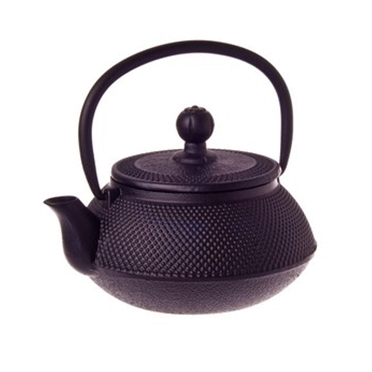 Teaology Cast Iron Teapot 500ml - Fine Hobnail Black