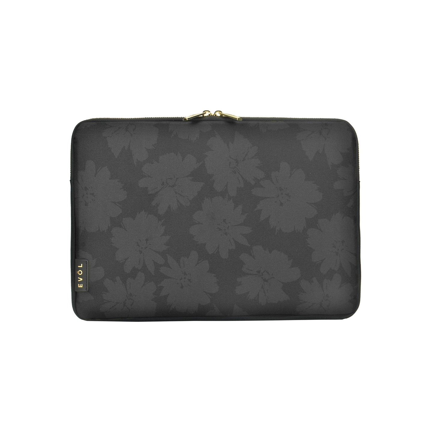 Generation Earth Artisan 13.3" Laptop Sleeve (Black Flower)