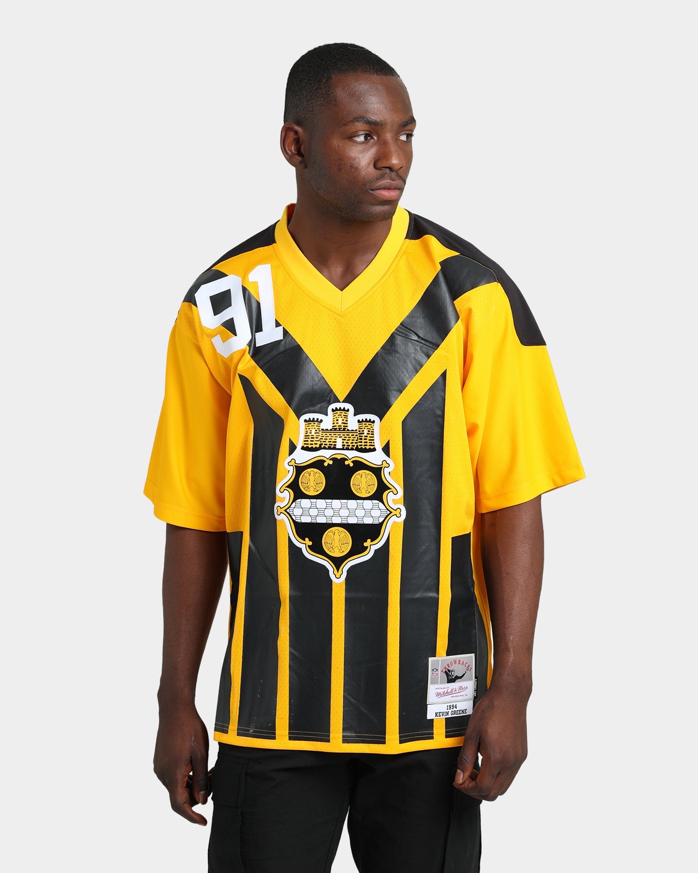 Mitchell & Ness Pittsburgh Steelers Kevin Greene #91 '94-'95 Legacy Jersey Gold