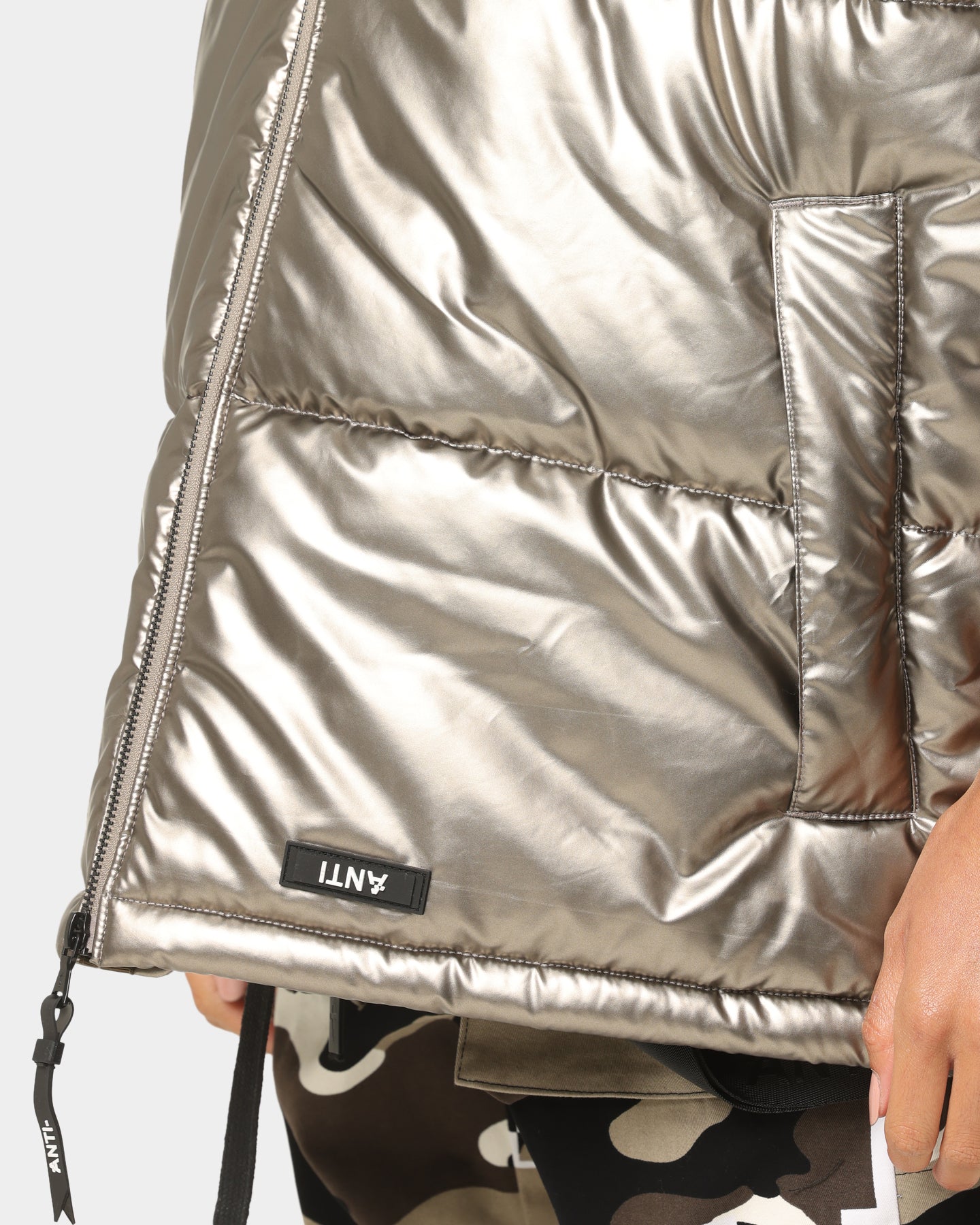 The Anti Order Anti Joy Puffer Vest Pewter