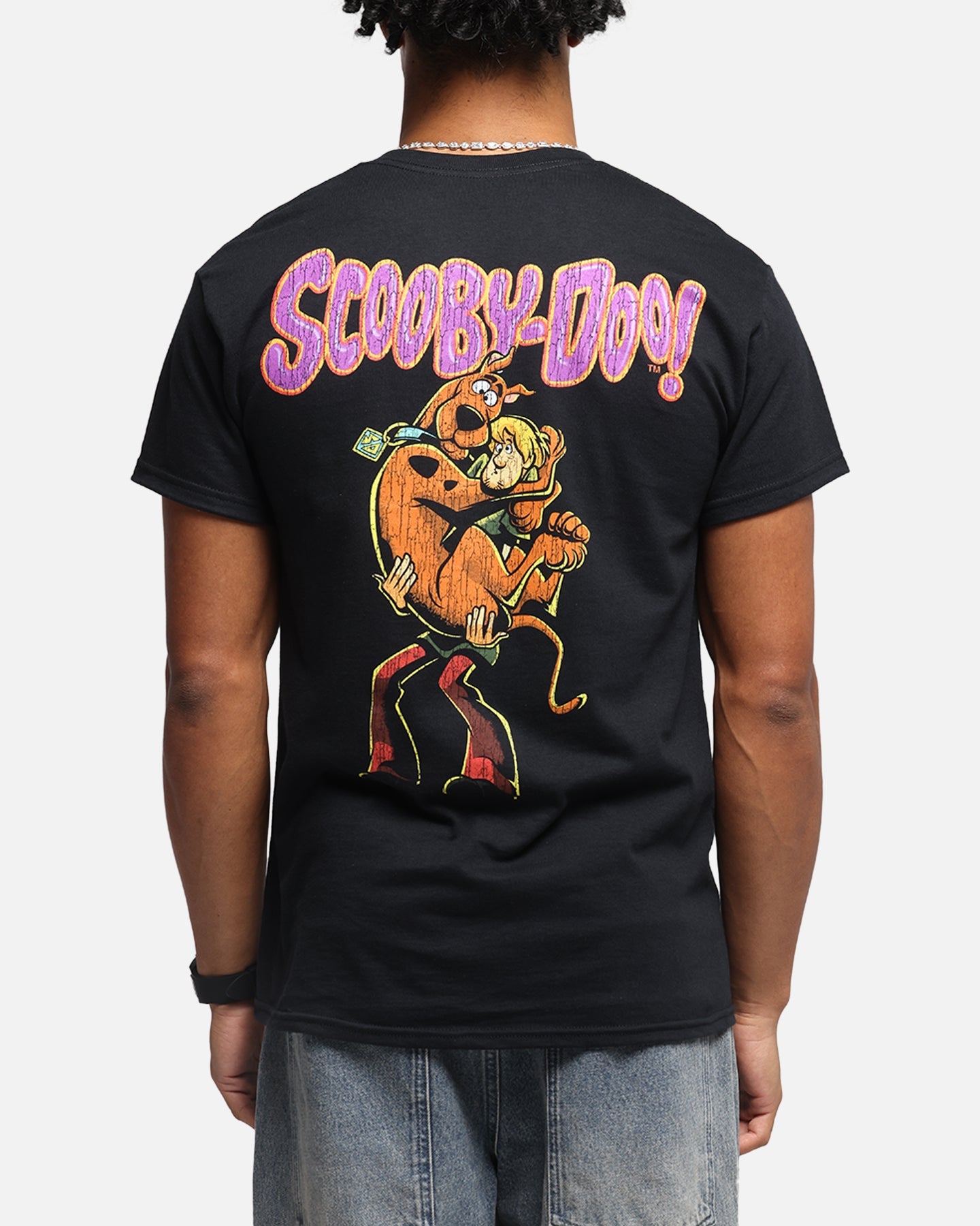 Goat Crew X Scooby-Doo Green Ghost Vintage T-Shirt Black