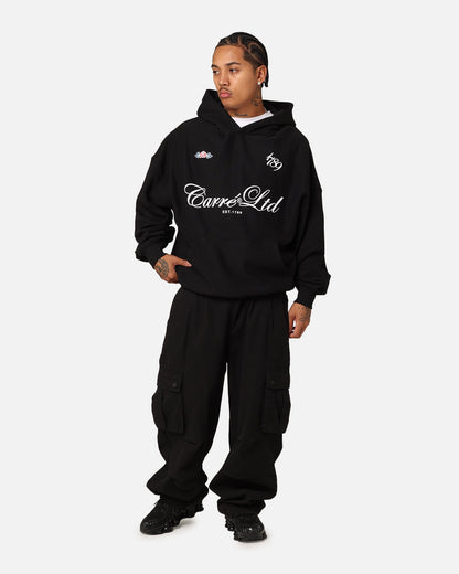 Carré Le' Form Oversized Hoodie Black