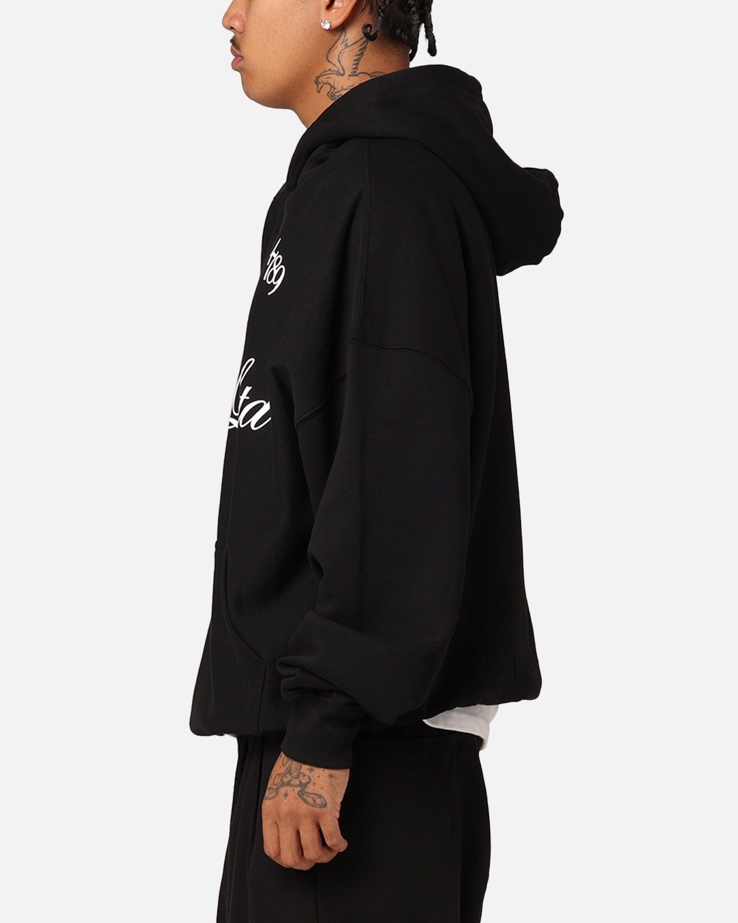 Carré Le' Form Oversized Hoodie Black