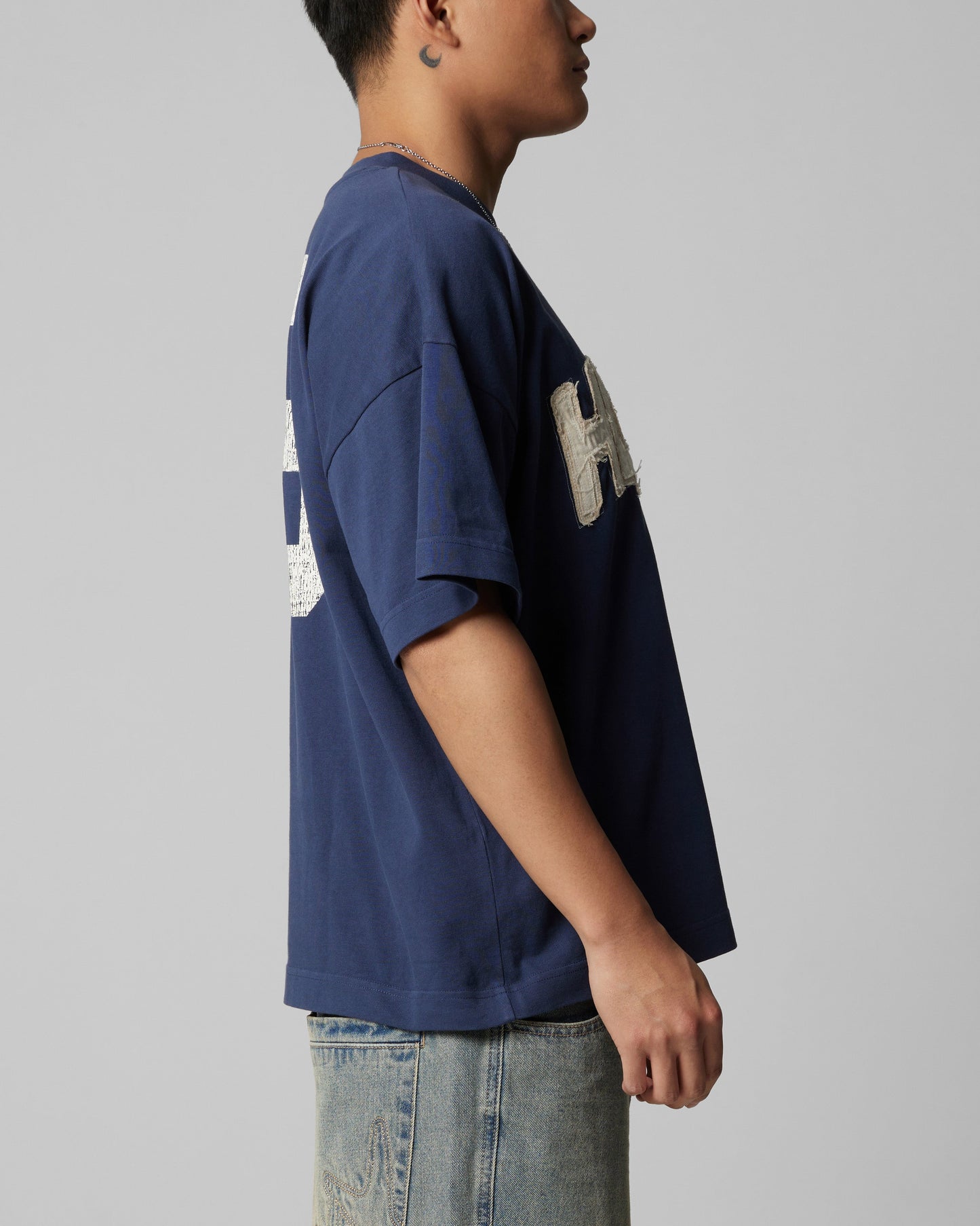 Loiter Human Box T-Shirt Blue