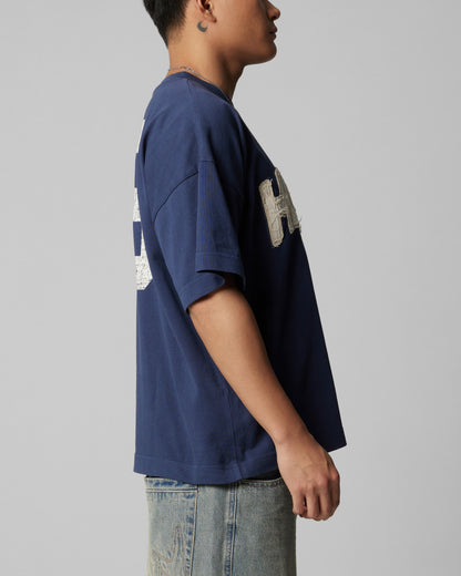 Loiter Human Box T-Shirt Blue