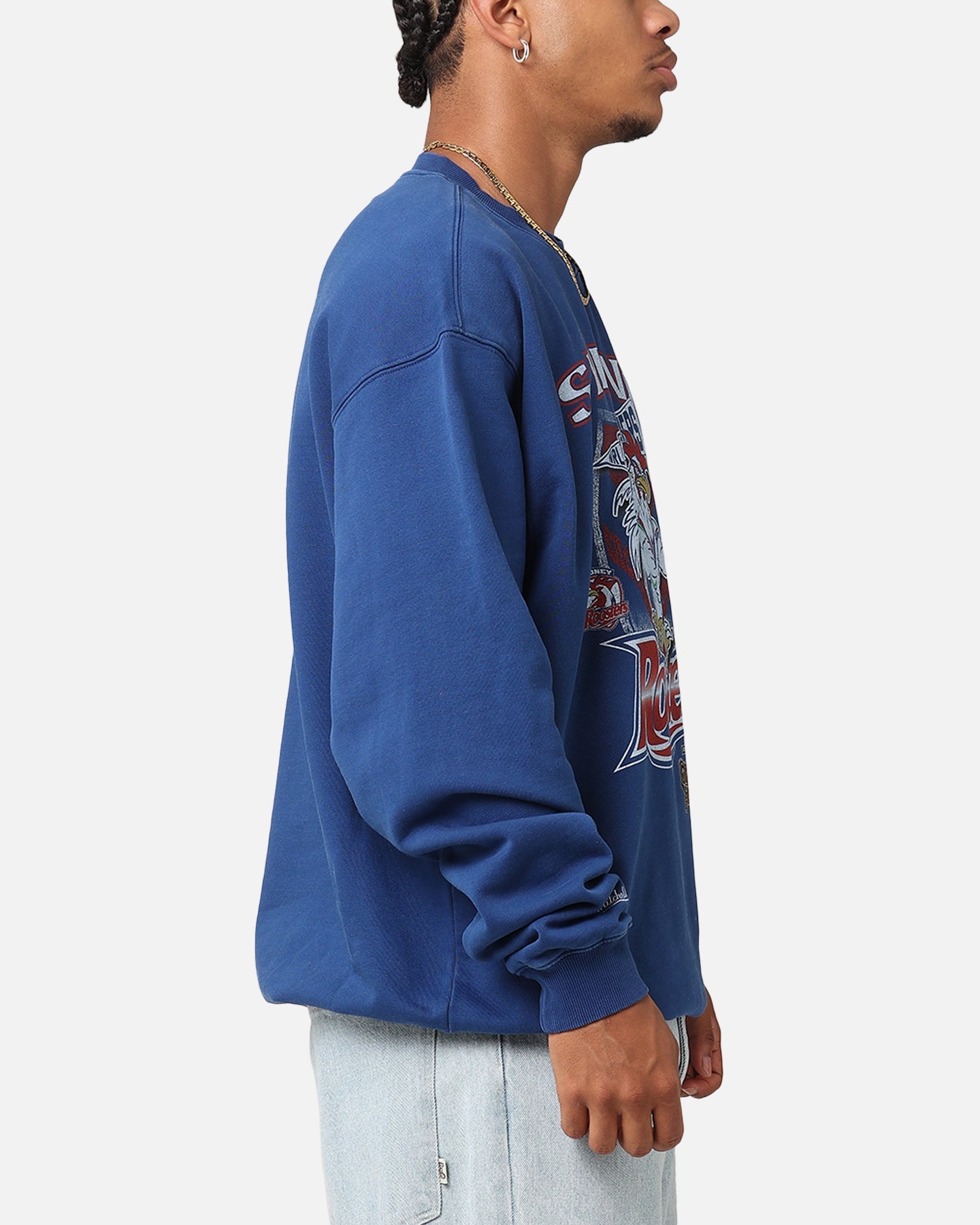 Mitchell & Ness Sydney Roosters 2002 NRL Premiers Crewneck Navy