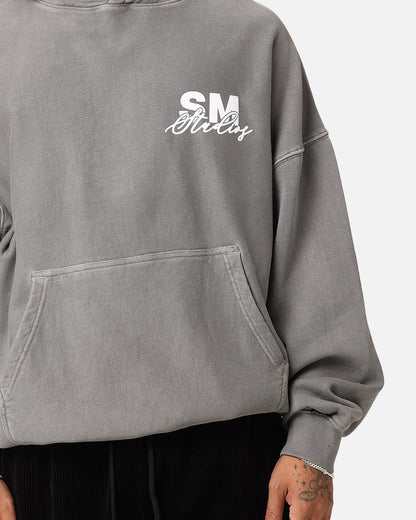 Saint Morta Saint Studios Hoodie Washed Charcoal