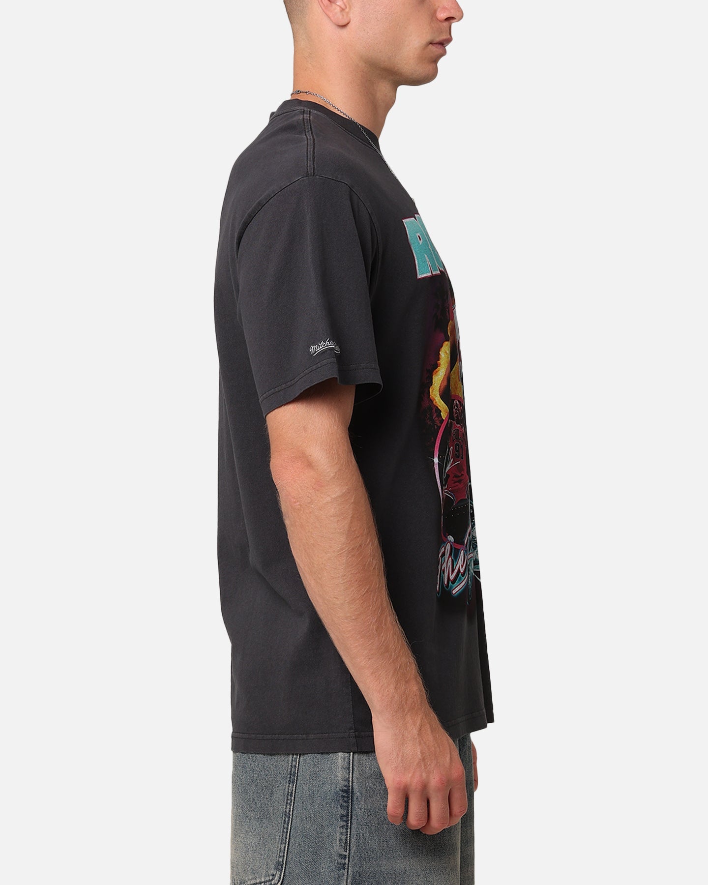 Mitchell & Ness Dennis Rodman Vice T-Shirt Faded Black