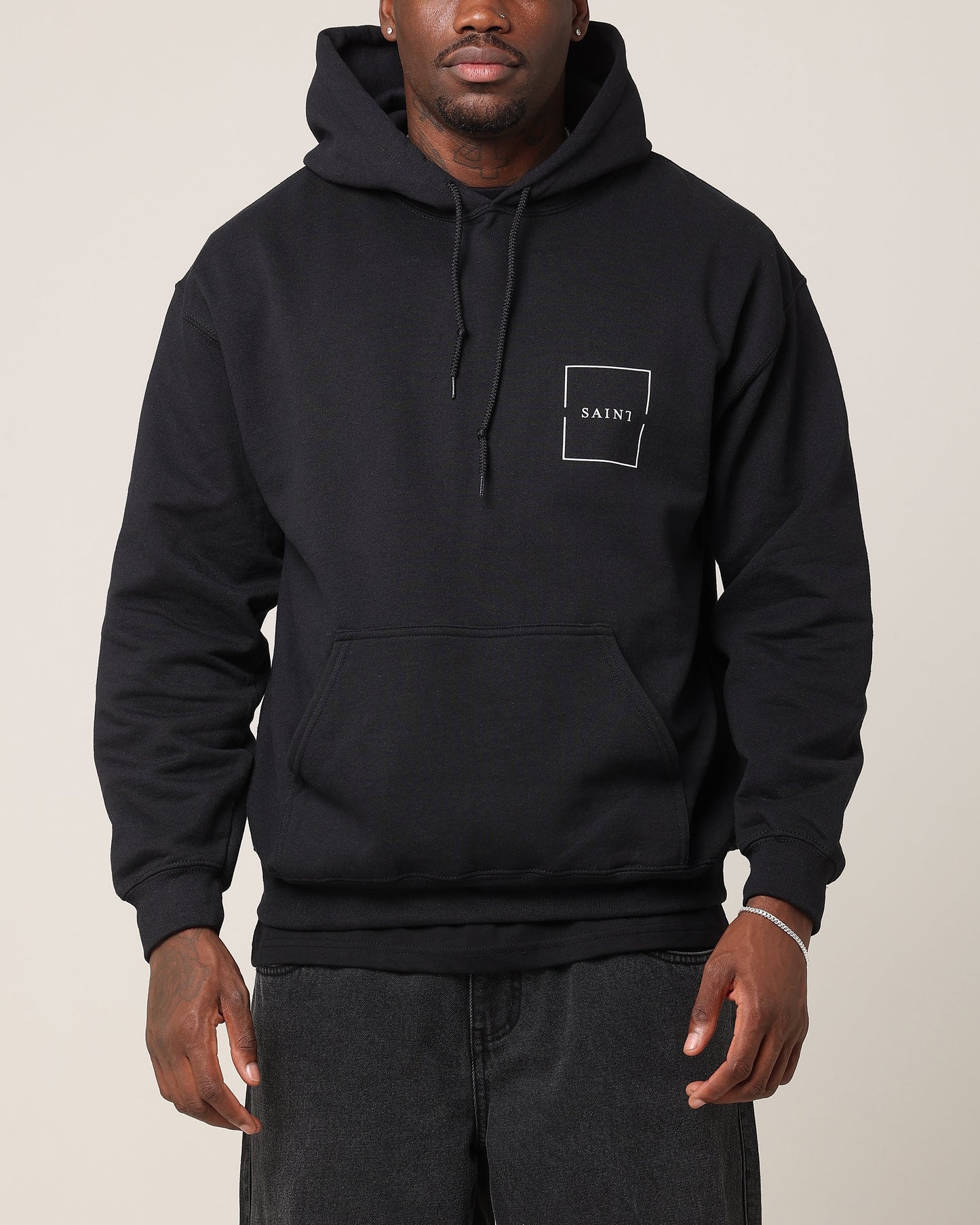 Saint Morta Division Hoodie Black