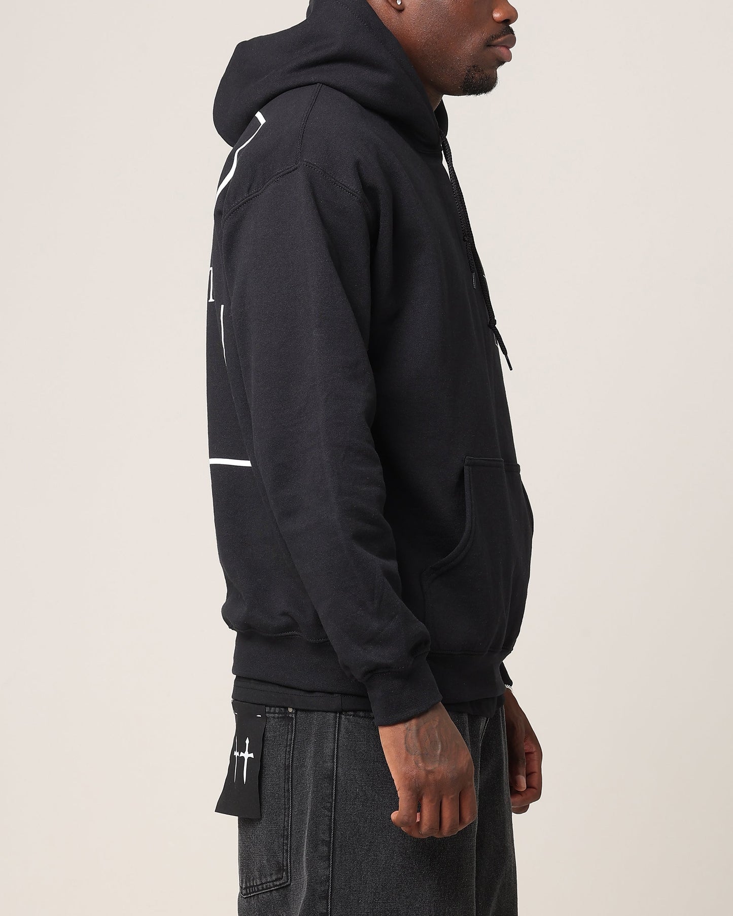 Saint Morta Division Hoodie Black