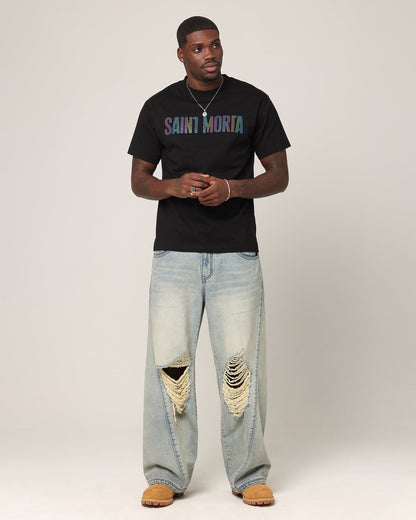 Saint Morta Lafayette V2 Ages T-Shirt Black/Iridescent