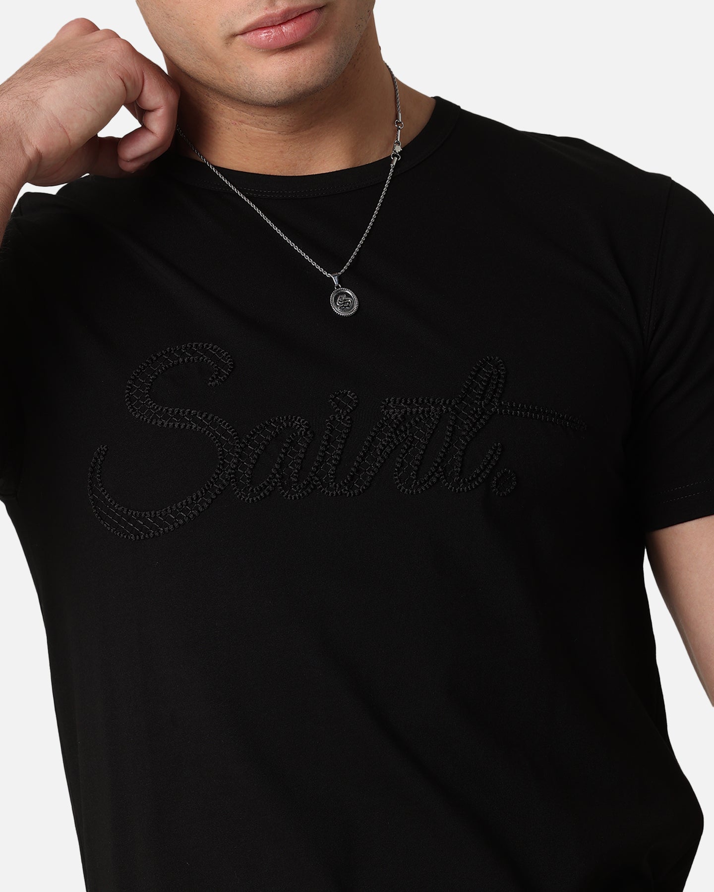Saint Morta El Duplo Scribere T-Shirt Black
