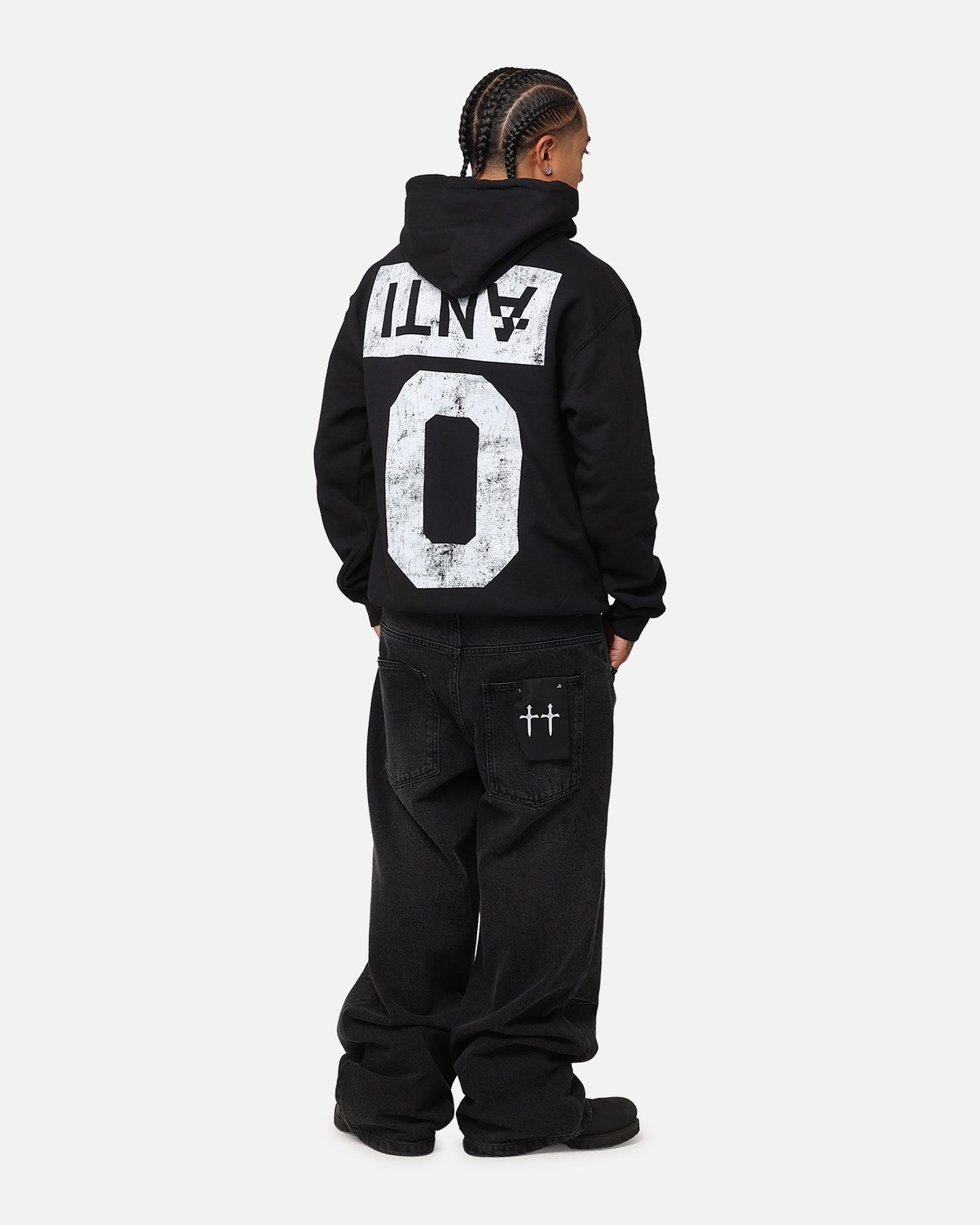 The Anti Order Azero College Hoodie Black/White