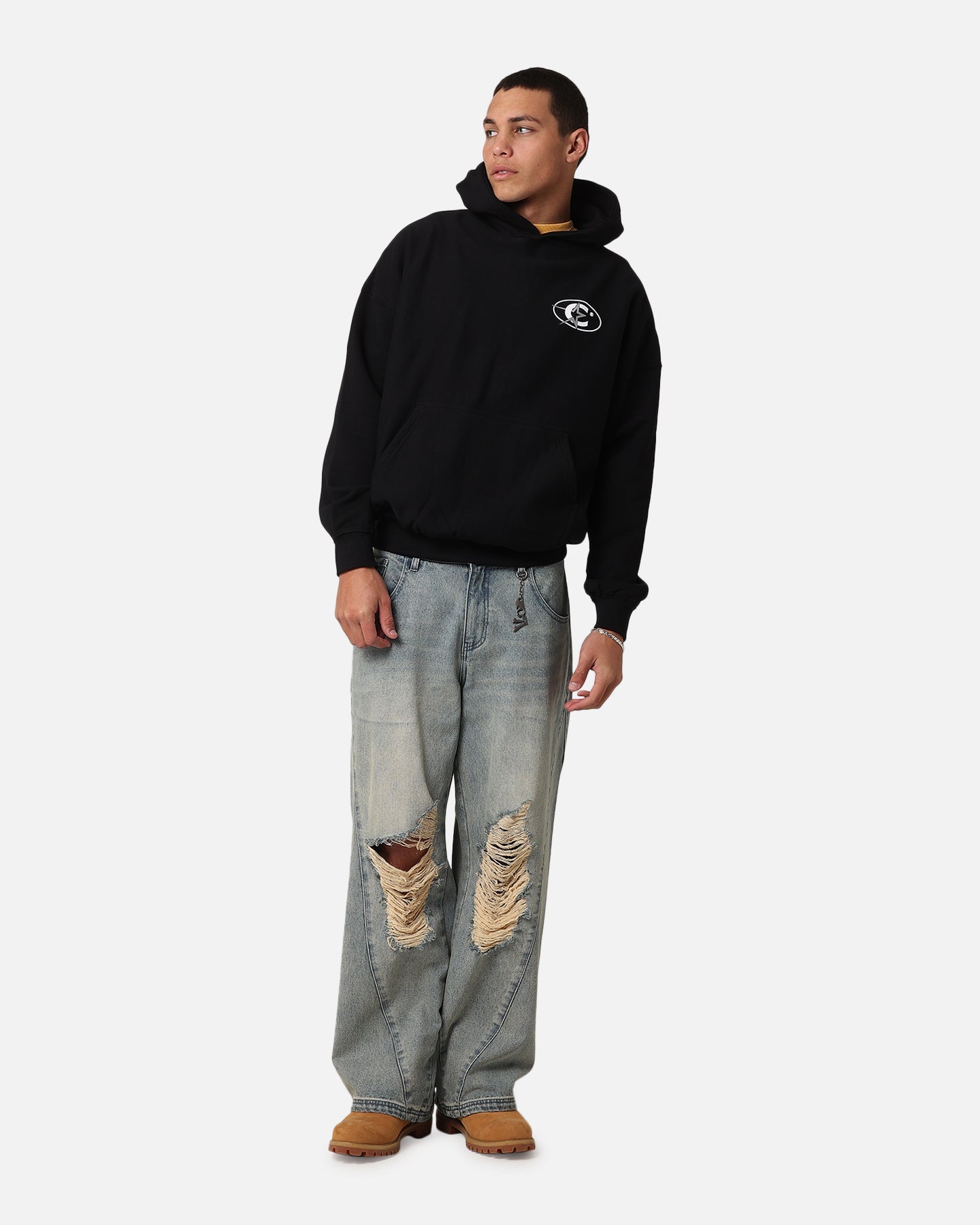 Carre C-Star Stack Hoodie Black