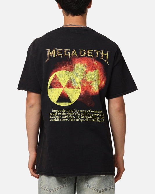 Megadeth Fire Ball Vintage T-Shirt Black Vintage - image 2