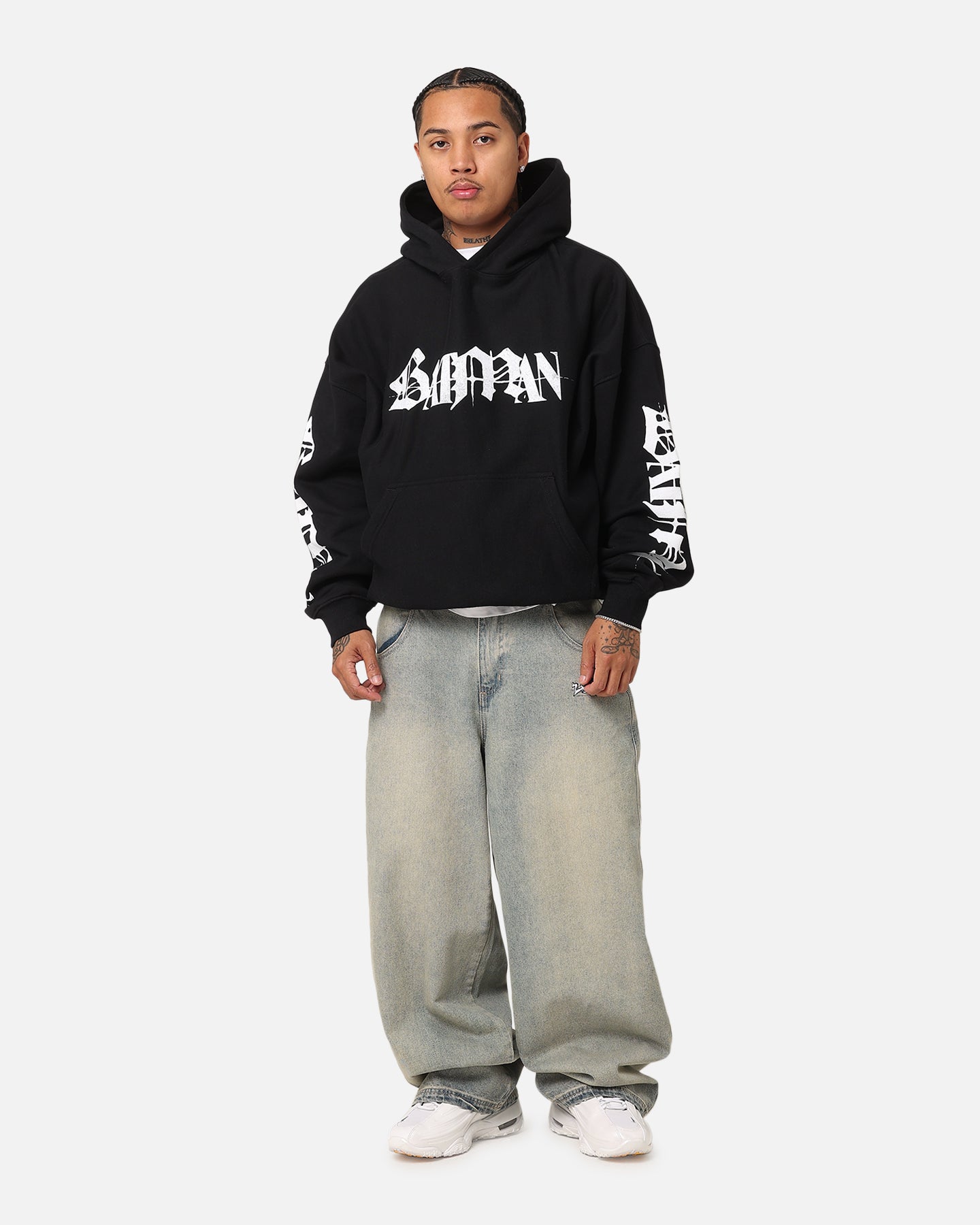 73Studio X DC Batman With The Devil Premium Hoodie Black