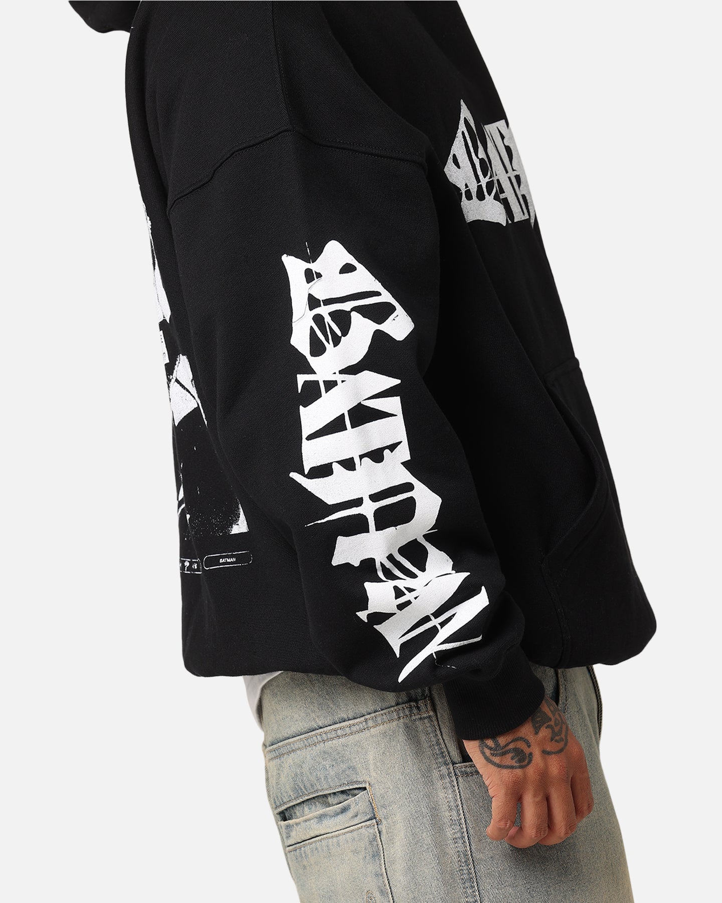 73Studio X DC Batman With The Devil Premium Hoodie Black