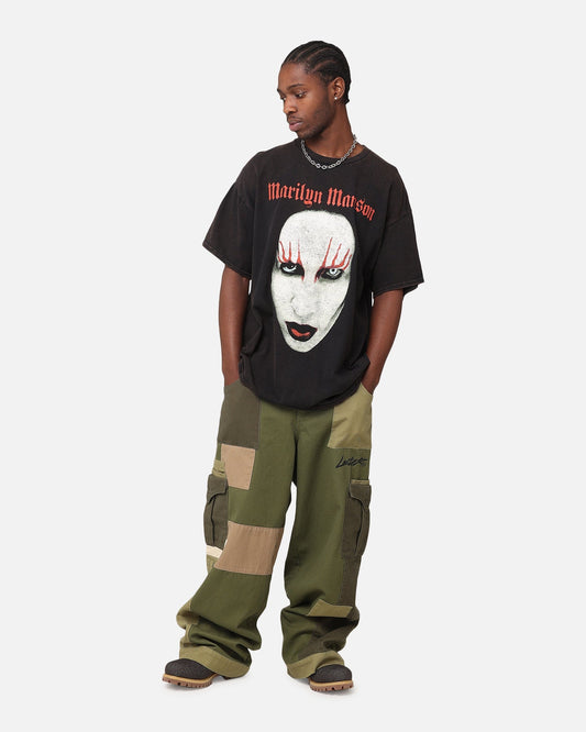 Marilyn Manson Red Lids Vintage T-Shirt Black Vintage - image 2