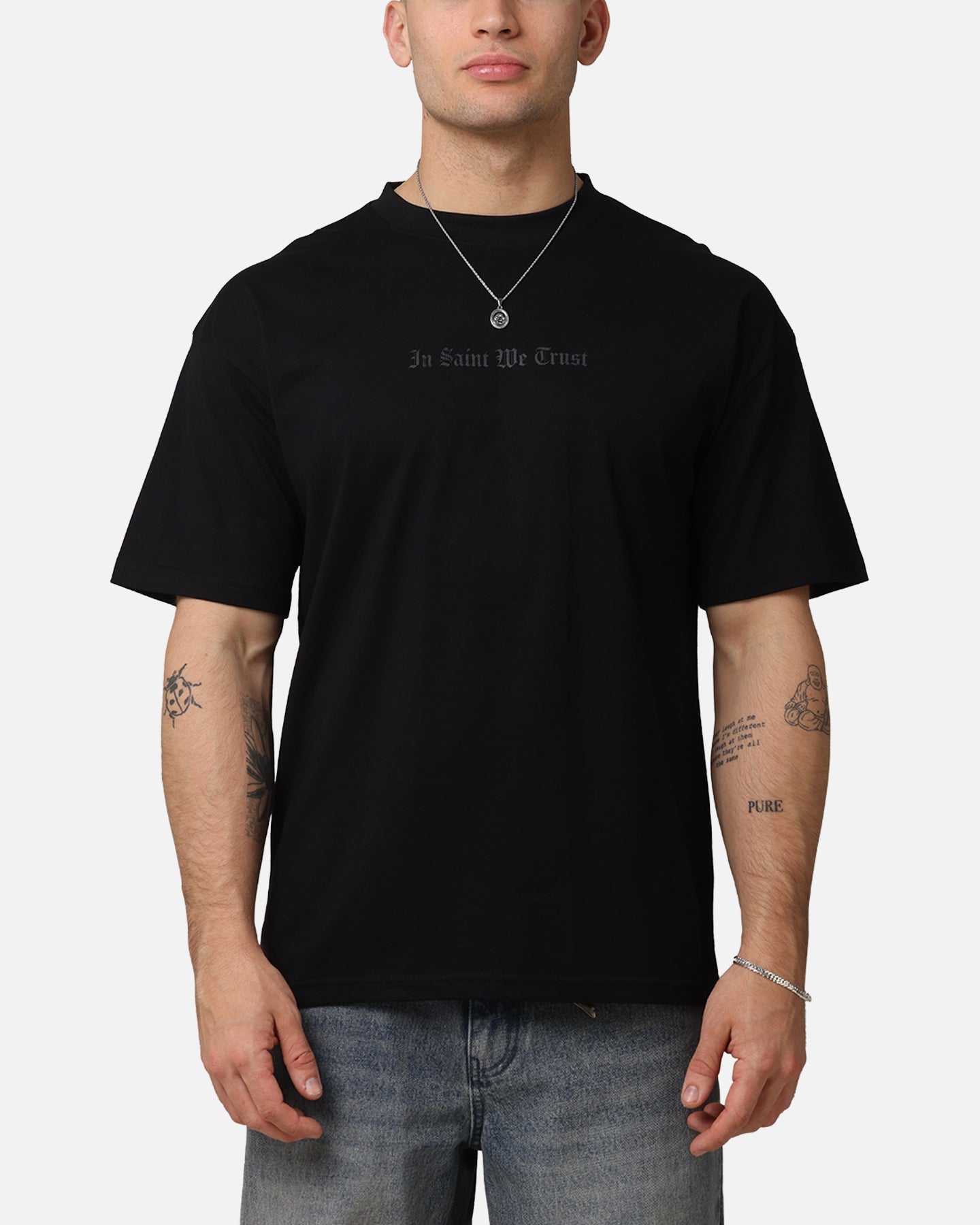 Saint Morta Virtues T-Shirt Black