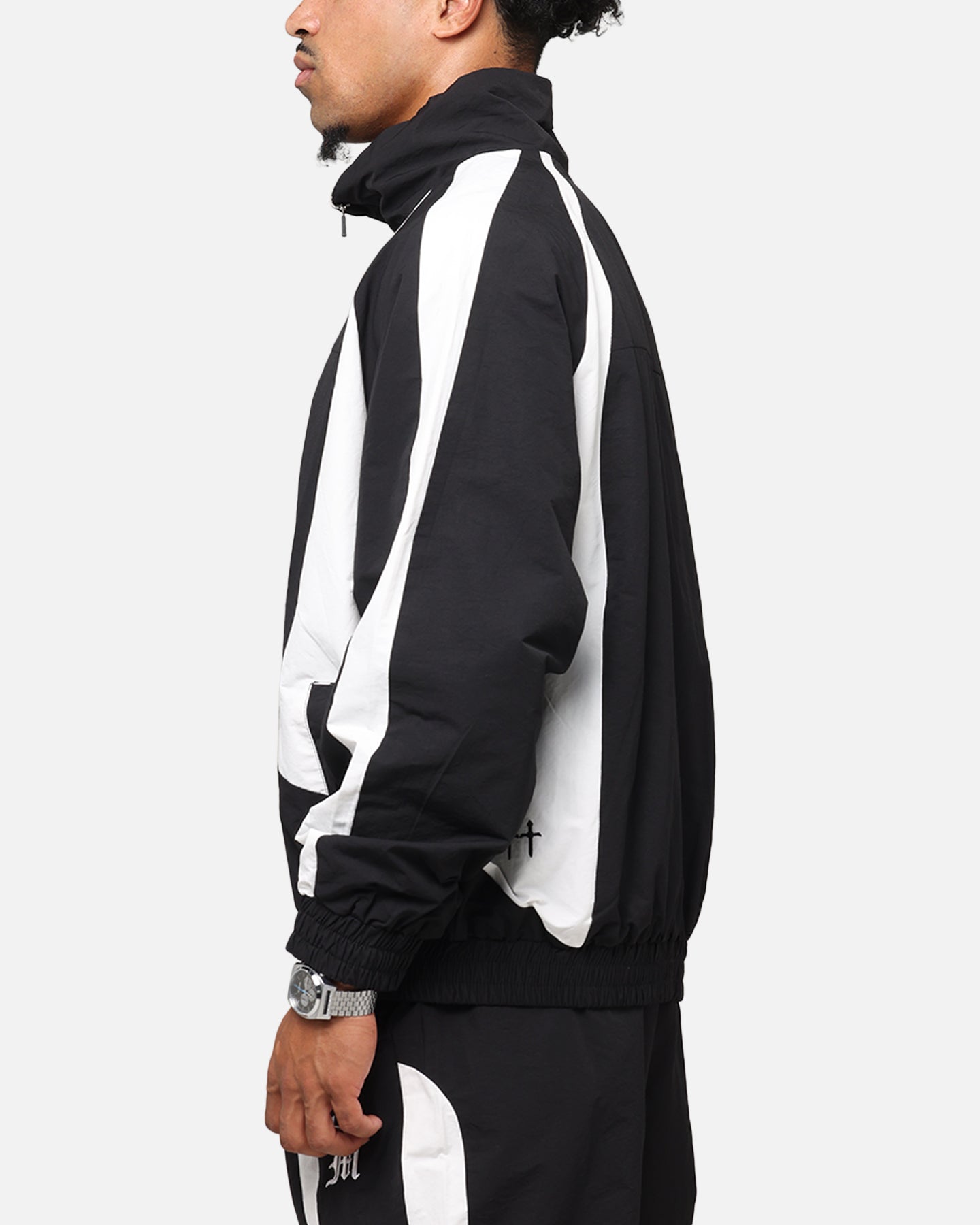 Saint Morta Oblivion Windbreaker Jacket Black/White