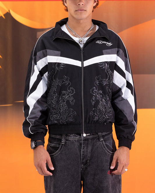 Ed Hardy Dragon Track Jacket Black