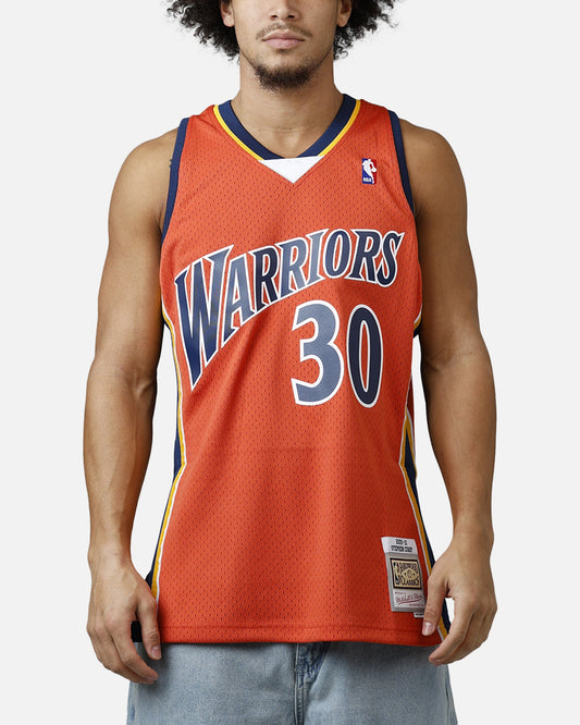 Mitchell & Ness Golden State Warriors Stephen Curry 2010 Swingman Jersey Orange