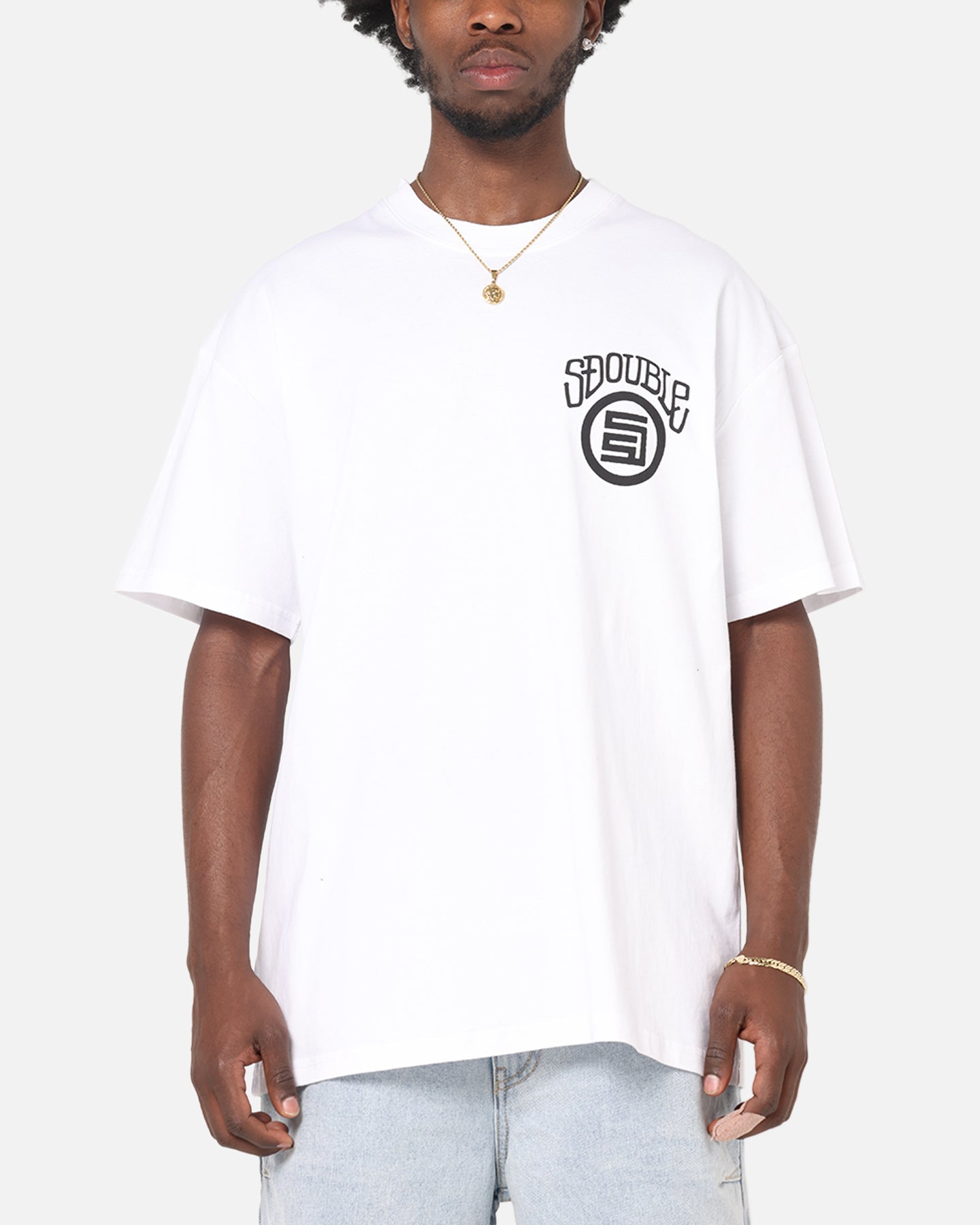 S Double Goosebumps T-Shirt White