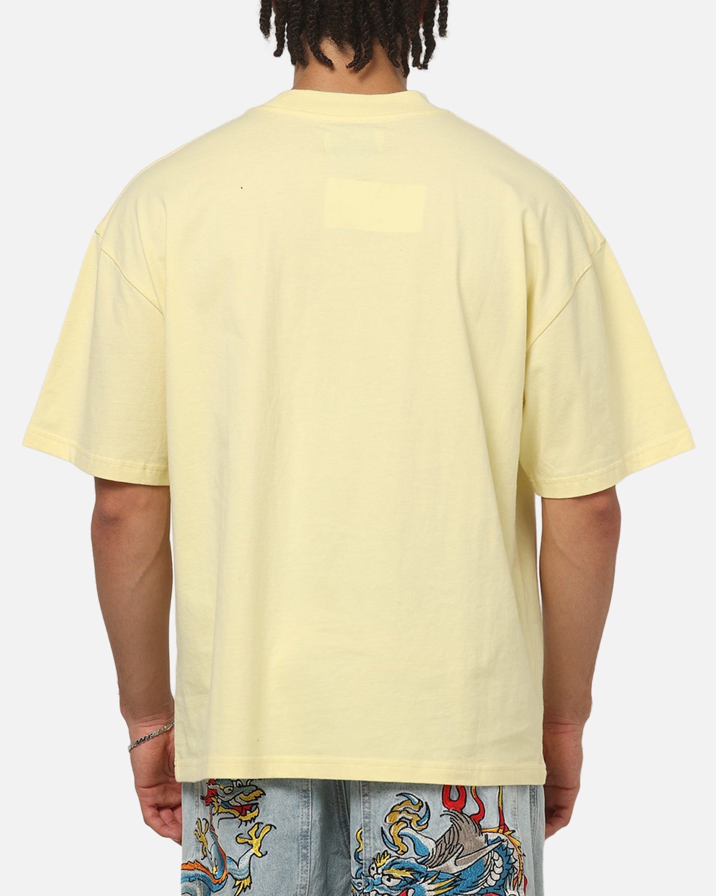 Ed Hardy Trinity Rhinestone T-Shirt Butter Yellow