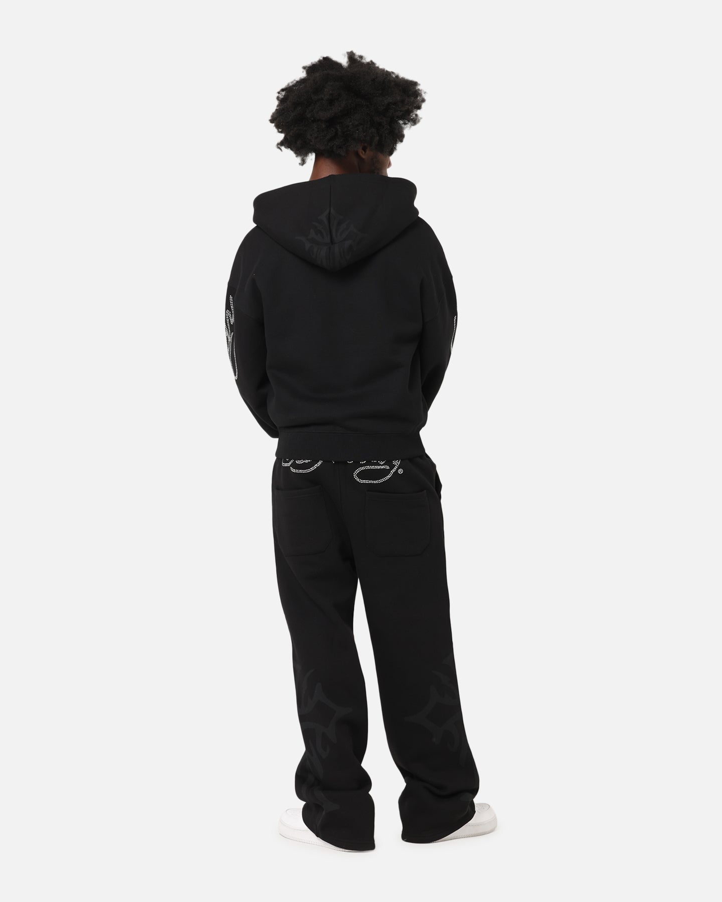 Ed Hardy Trinity Zip Hoodie Black