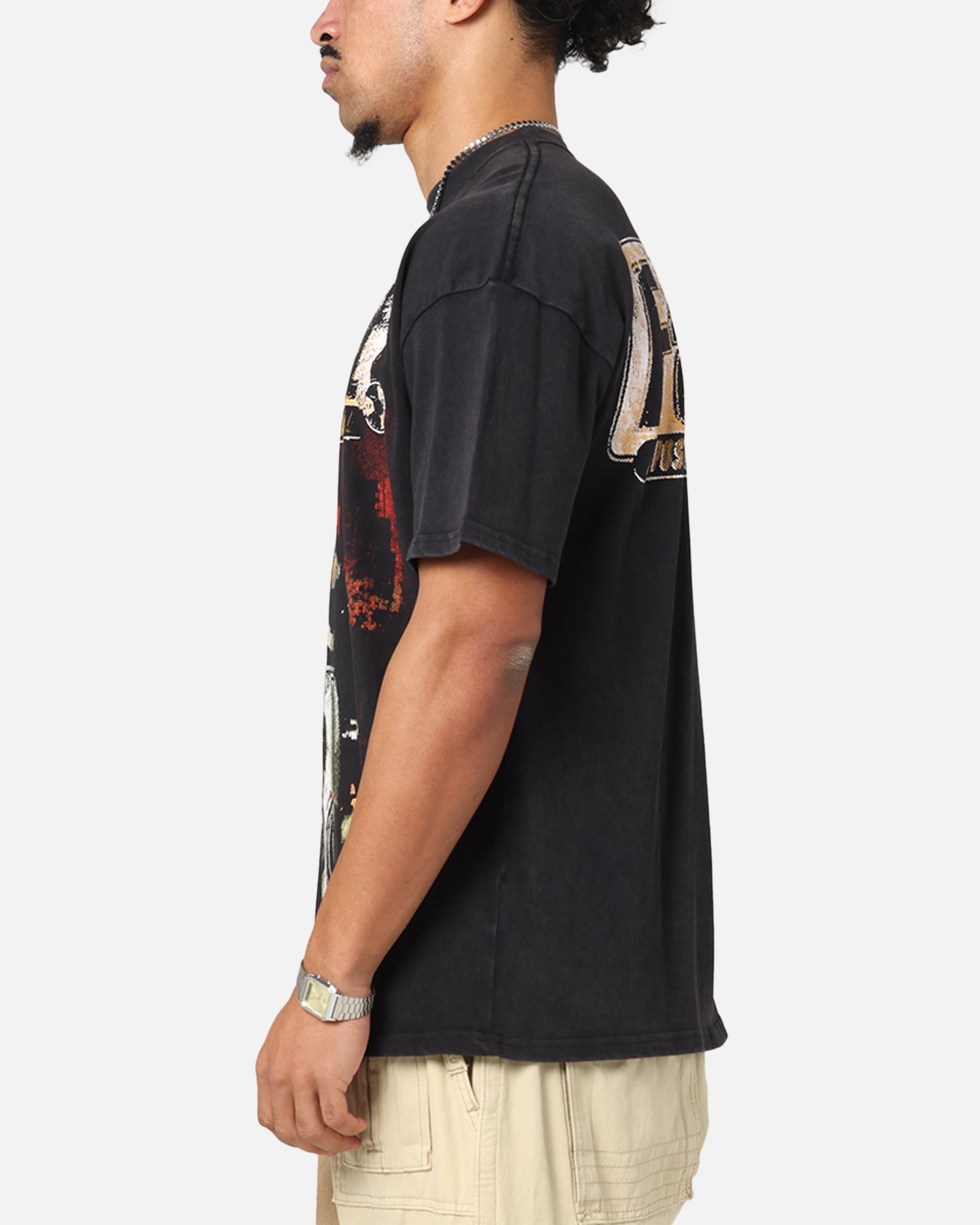 73Studio X Fallout '97 Fallout Vintage T-Shirt Black Acidwash