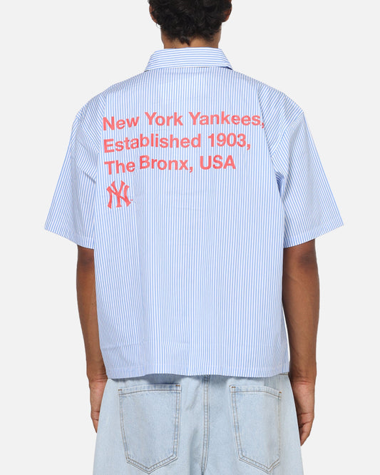 Majestic Athletic New York Yankees Graphic Boxy Shirt White/Blue