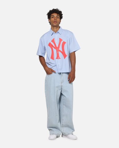 Majestic Athletic New York Yankees Graphic Boxy Shirt White/Blue