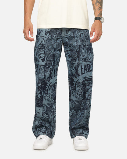 X-Large Comic Denim Pants Indigo