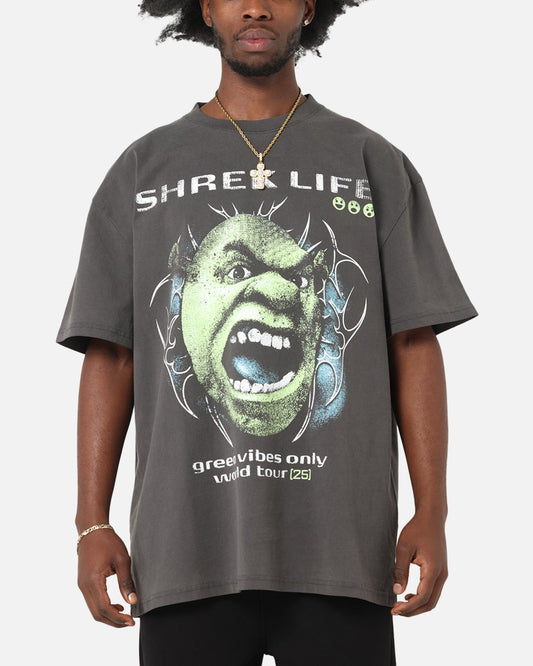 73Studio X Shrek Rave Heavy T-Shirt Black Wash