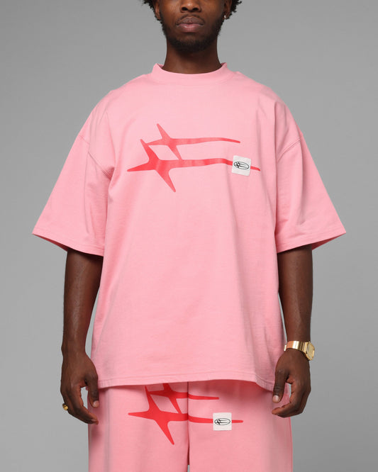 Loiter Hybrid Premium T-Shirt Pink