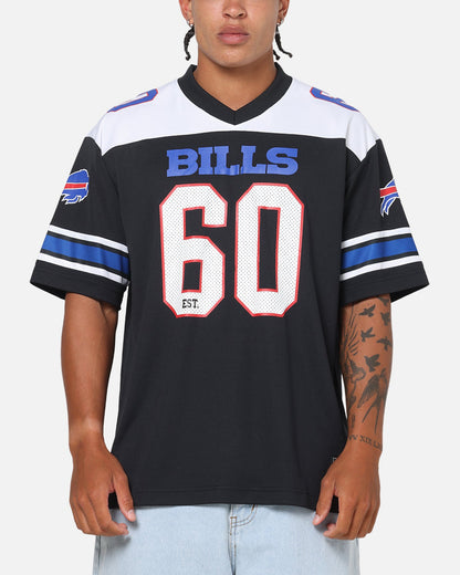 Majestic Athletic Buffalo Bills Glenver Mesh Oversized T-Shirt Black