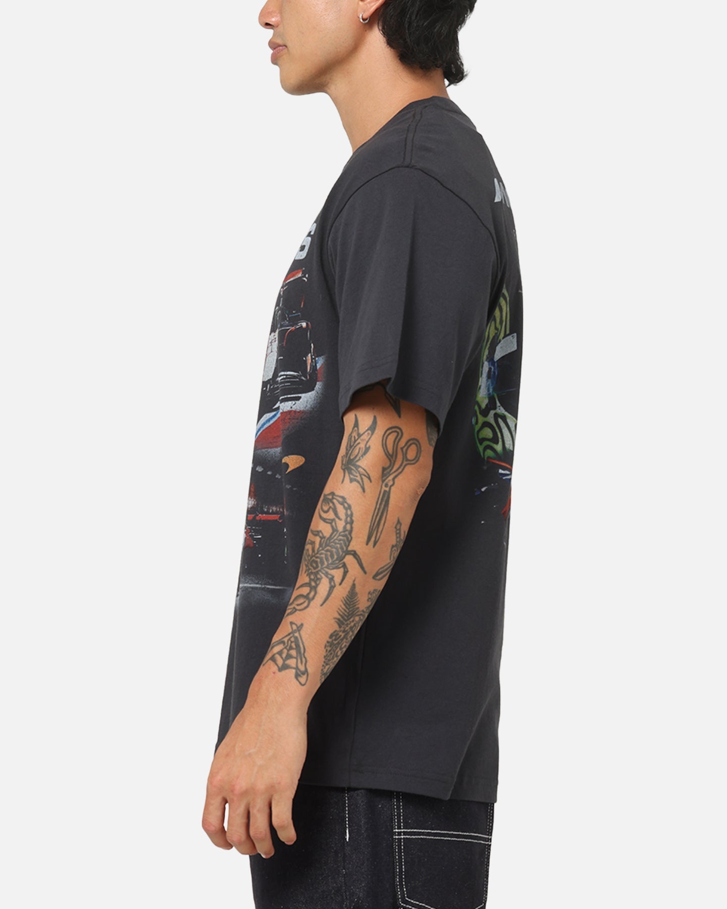 Mitchell & Ness X Mclaren Lando Norris Signature T-Shirt Washed Black