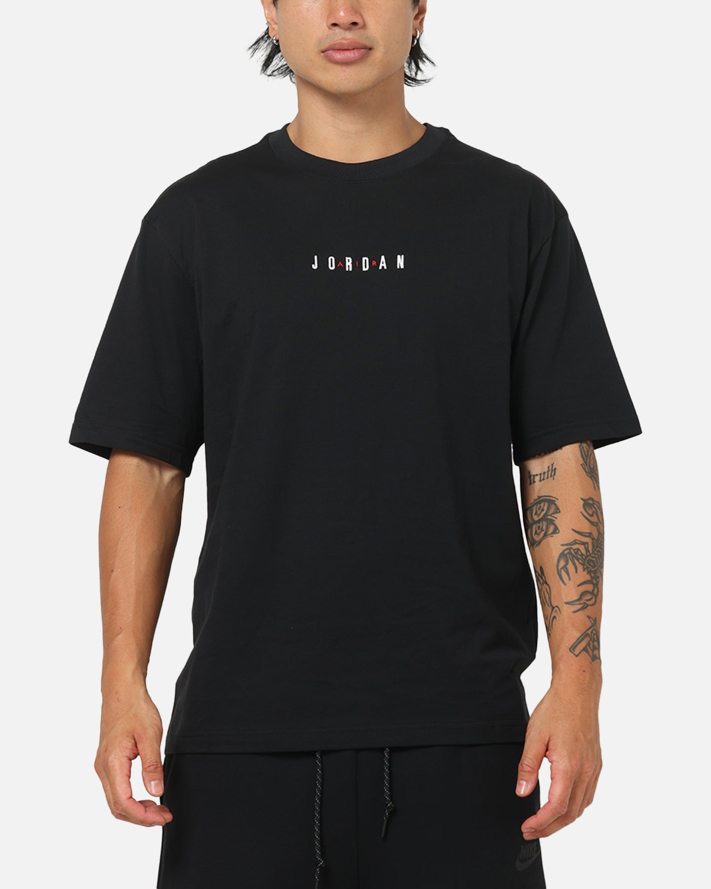 Jordan Air Embroidered T-Shirt Black/Sail