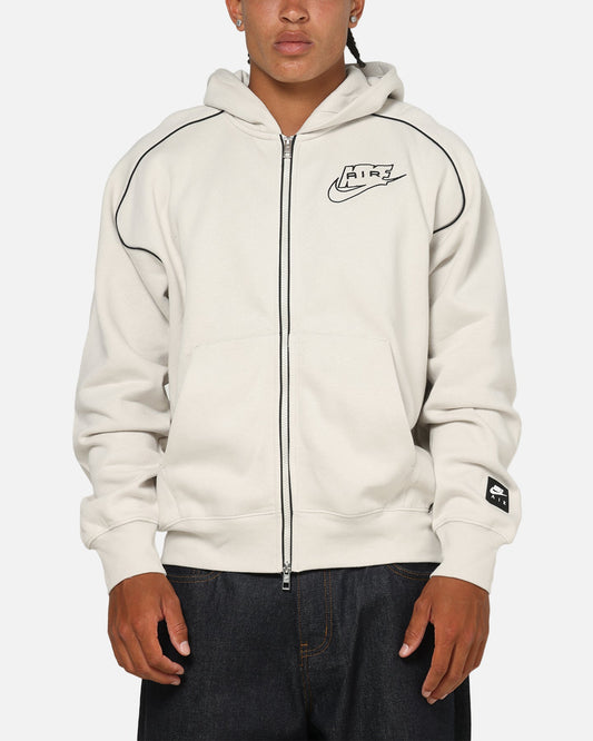 Nike Air Full-Zip Fleece Hoodie Light Bone/Black