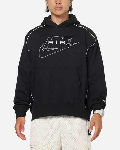 Nike Air Fleece Pullover Hoodie Black/White