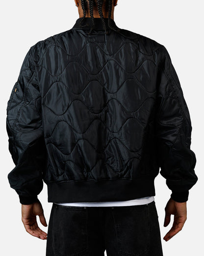 Alpha Industries L-2B Quilted Flight Jacket Black