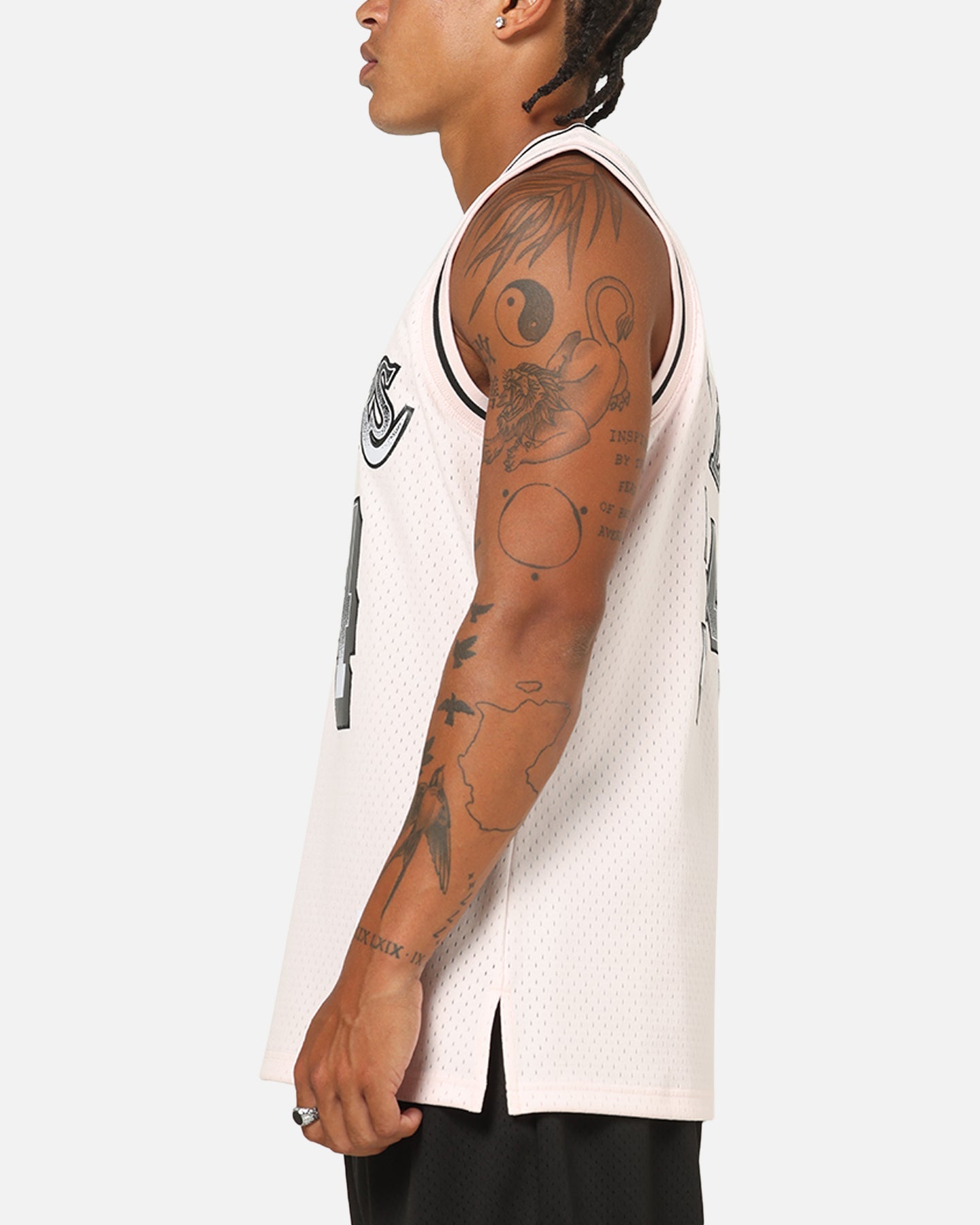 Mitchell & Ness Los Angeles Lakers Shaquille O'Neal LA Champ Swing Jersey Pink
