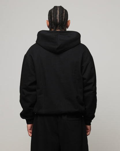American Thrift Zip Hoodie Black