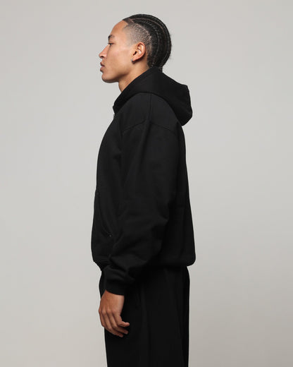 American Thrift Zip Hoodie Black