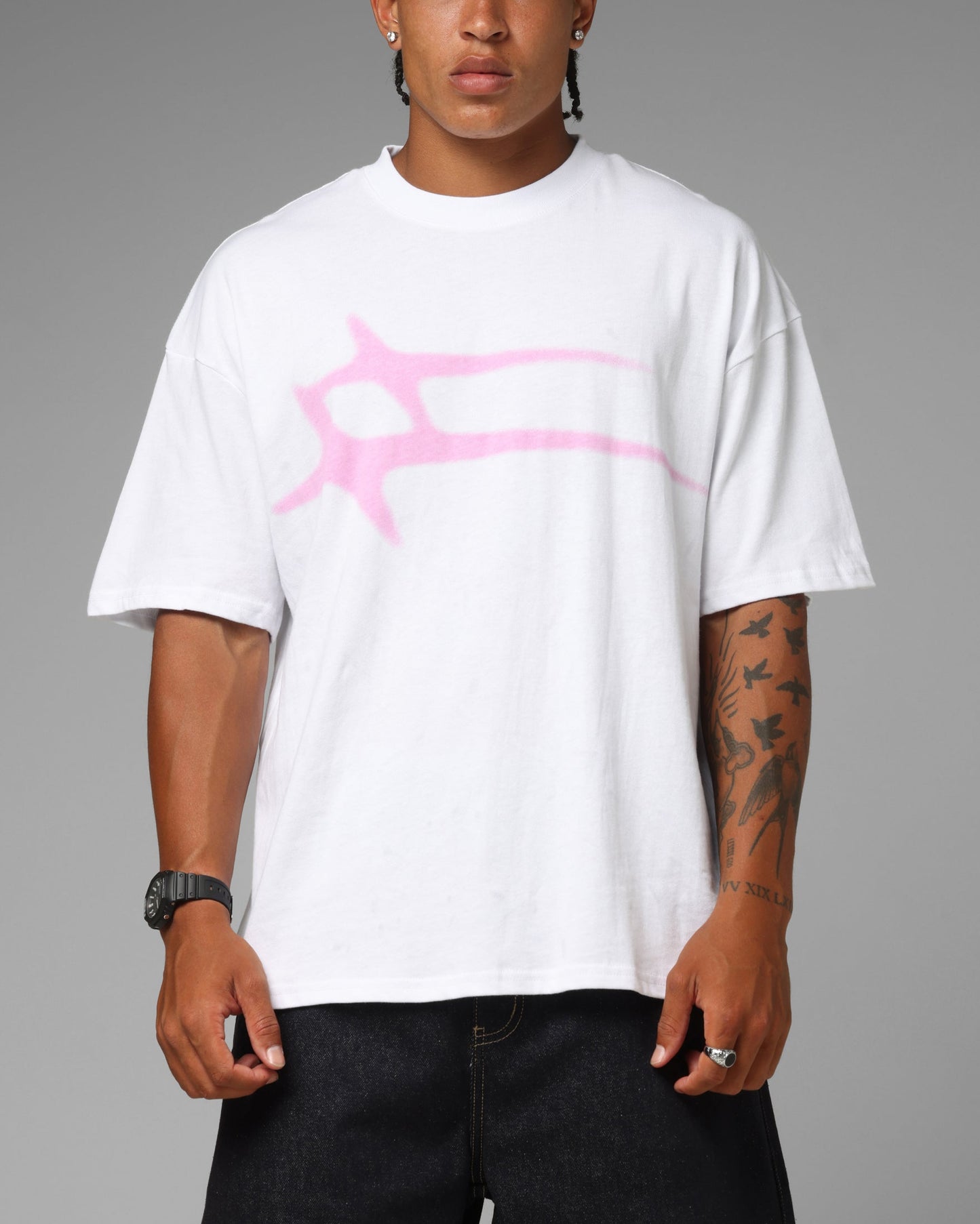 Loiter Twin Star T-Shirt White
