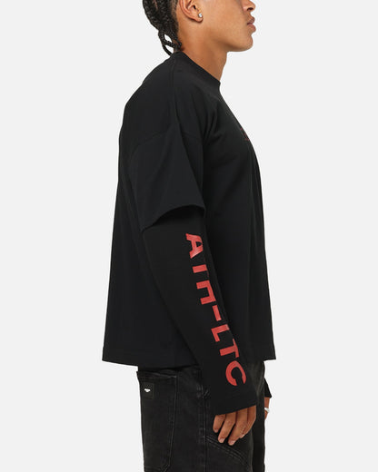 Saint Morta Athletc Season 2 Long Sleeve T-Shirt Black/Red