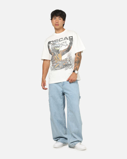 Mitchell & Ness X Mclaren Piastri Victory T-Shirt Vintage White