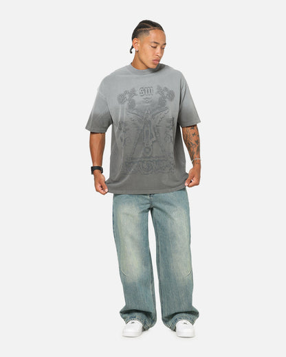 Saint Morta Holy Ghost T-Shirt Washed Charcoal